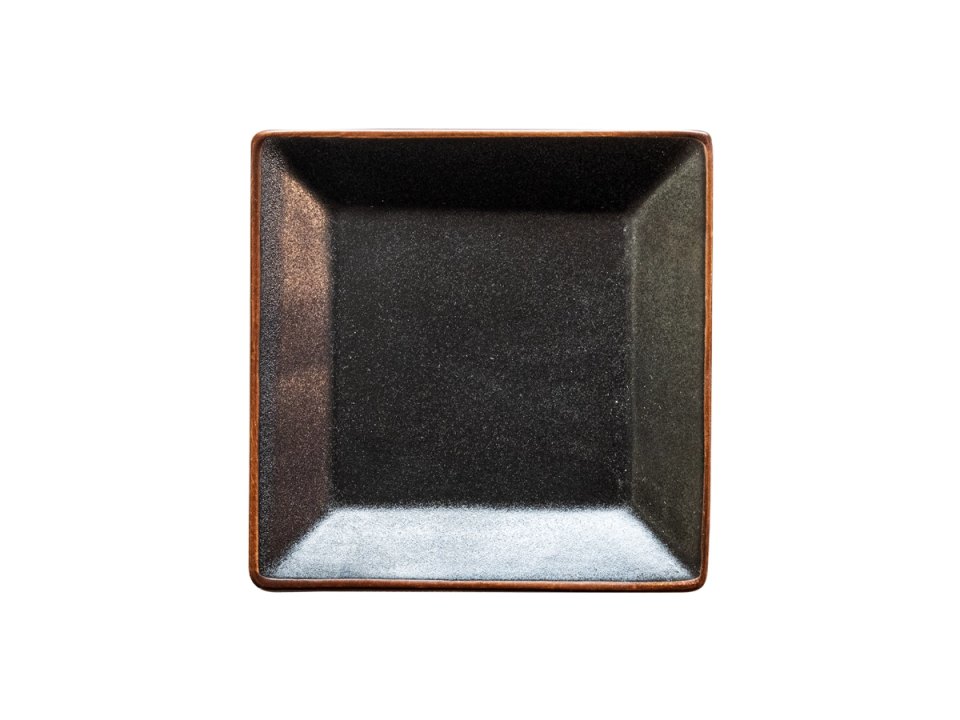 Black Orbit Piatto Pane quadrato 13cm